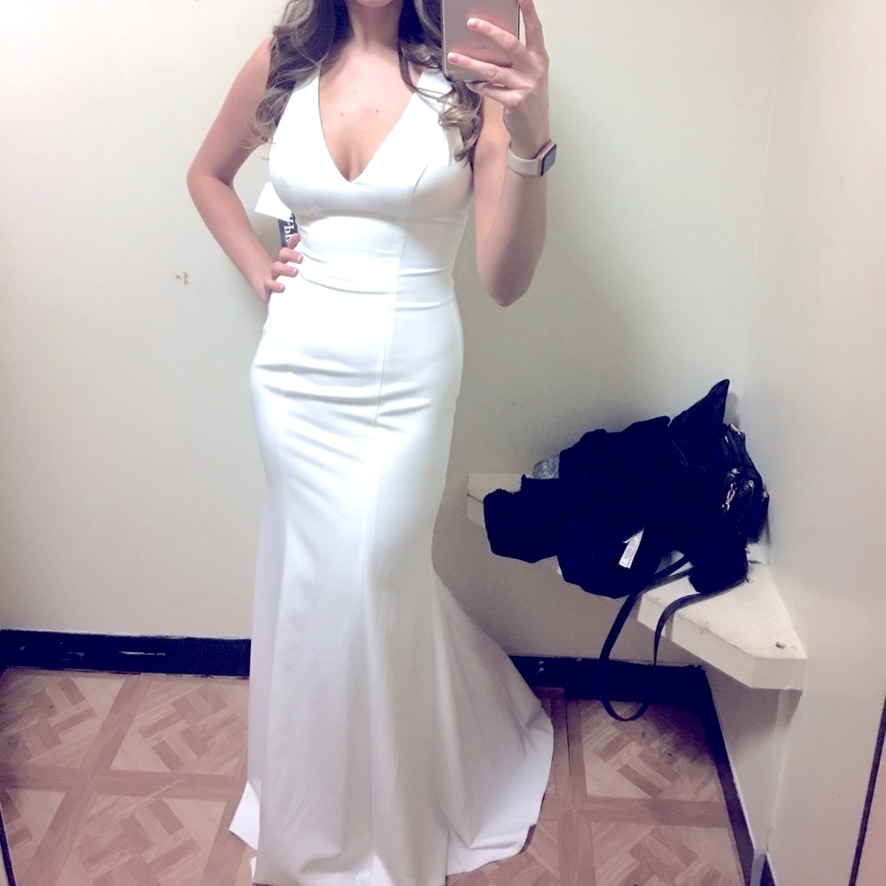 White dress